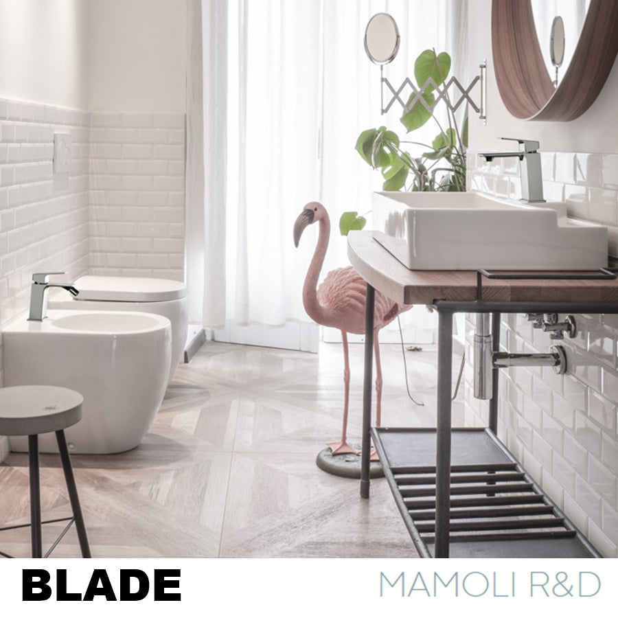 SET RUBINETTERIA BAGNO MAMOLI SERIE BLADE CON SCARICO CLICK-CLACK