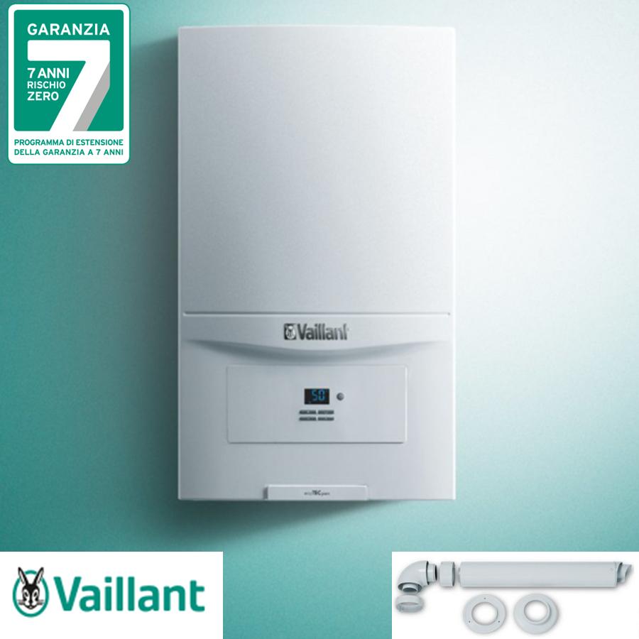 CALDAIA MURALE A CONDENSAZIONE ECOTEC PURE VMW 246/7-2 (H-IT) 24KW METANO VAILLANT C/KIT SCARICO FUMI