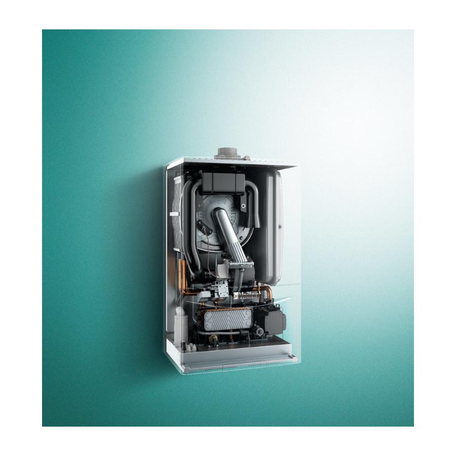 CALDAIA MURALE A CONDENSAZIONE ECOTEC PURE VMW 246/7-2 (H-IT) 24KW METANO VAILLANT C/KIT SCARICO FUMI